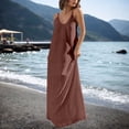 thumbnail image 2 of Summer Dresses for Women 2026 Backless Maxi Dress Casual Loose Long Vacation Clothes Beach Outfits for Women Cruise Wear 2026 Flowy Vestidos Casuales Para Mujer, 2 of 6