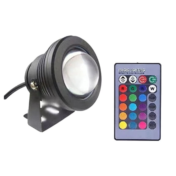 Underwater Light Embedded High Voltage 85-265v LED Floodlight RGB Fountain Pool Pond Aquarium Spotlight Bulb Lamp B