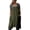 Green, variant on DOVACKA Cotton Linen Apron for women Cross Back Apron Pinafore Dress for Baking Cooking Gardening Work