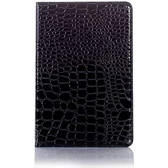 iPad Mini 5th/iPad Mini 4th Case, DMaos Crocodile Reflector Leather Stand Folio Case Smart Cover, Auto Sleep/Wake, Card