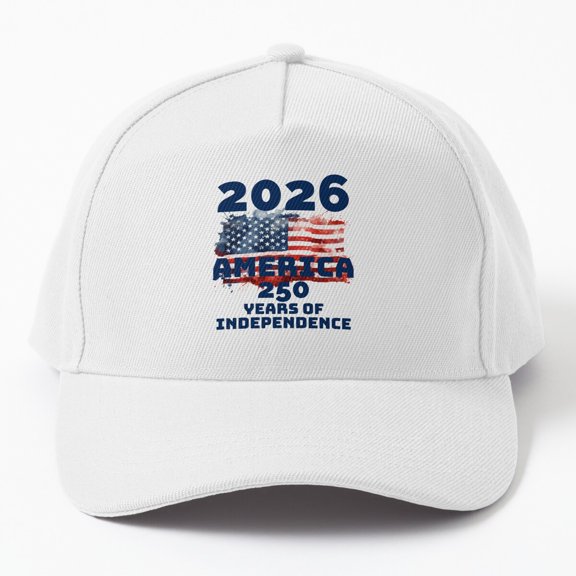 America 250th Independence Anniversary Baseball Hat, Historic Celebration Design, Classic Cap