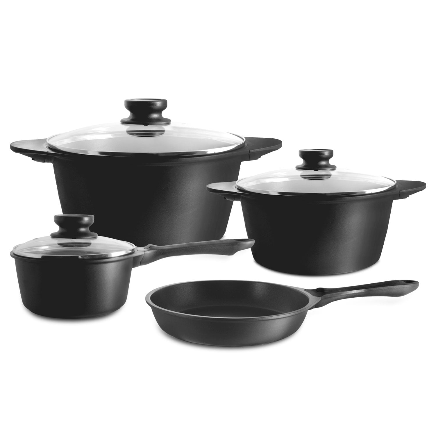 Batería De Cocina 7 Pzs Antiad Vulcano