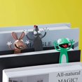 thumbnail image 3 of Piezas Marcapáginas de Animales de Dibujos Animados 3D Marcapáginas Wacky Palz Marcapáginas de Animales de PVC 3 Lindos Papelería de Animales Aplastados para Niños y Estudiantes, Regalos de Lect, 3 of 5