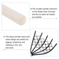 thumbnail image 4 of Uxcell 5 Tines Steel Claws Hand Rake Shell Clam Digger Dig Seafood Accessories with Mesh Net 2 Pack, 4 of 4