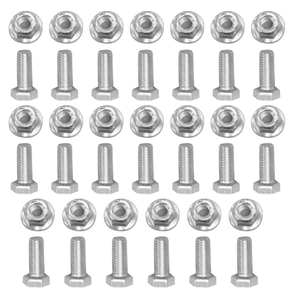 High Quality Auger Shear Pins Bolts & Nuts for Honda Snowblowers - 20 Sets
