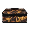 thumbnail image 2 of KUIFORTI Fire Print Lunch Bag Ice Packs Lunch Bag Lightweight Women Handbag Tote Bag Container Pouch for Travel Hiking Camping, 2 of 7