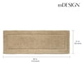 thumbnail image 4 of Alfombra de baño mDesign, suave, 100% algodón, estilo hotel de lujo, 4 of 9