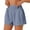 Blue, variant on Athletic Shorts for Women Summer Elastic High Waist Workout Exercise Running Gym Shorts with Pockets