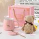 thumbnail image 3 of Juego de regalo de taza creativa con tapa y cuchara, 3 of 5
