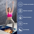 thumbnail image 2 of Shark Yoga Mat Towel with Storage Bag - 72.8"x26.8" - Suitable for Hot Yoga, Pilates, Fitness - Yoga Blankets Included, 2 of 6