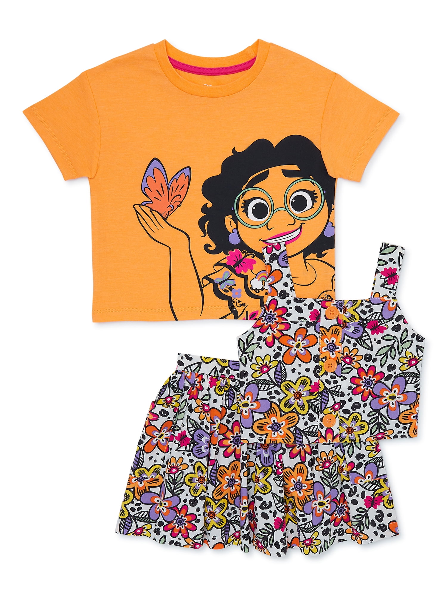 Encanto Toddler Girls Tee, Tank and Skirt Set, 3Piece, Sizes 2T5T
