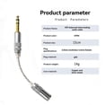thumbnail image 5 of Audio Adapter Cable 4.4mm Female to 6.35mm Male to Female, 5 of 5