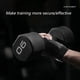 thumbnail image 5 of Guantes de entrenamiento para hombres y mujeres, levantamiento de pesas, gimnasio, ejercicio, ciclismo, protección total de la palma, transpirables (grises), 5 of 6