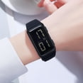 thumbnail image 3 of Square Men's and Women's Leisure Sports Digital Watch Multifunctional Sports Watch Digital Dial Waterproof LED Watch Fashion Minimalist Design, 3 of 7