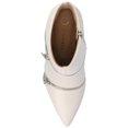 thumbnail image 4 of Journee Catoa Stiletto Heel Pointed Toe Zipper Detail Comfort Dress Booties, 4 of 9