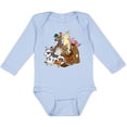 thumbnail image 3 of Inktastic Happy Farm Animals Boys or Girls Long Sleeve Baby Bodysuit, 3 of 5