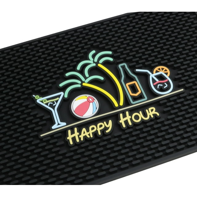 Placemat CALUVAR Tiki - Alfombrilla de bar Happy Hour (46 x 30 cm)