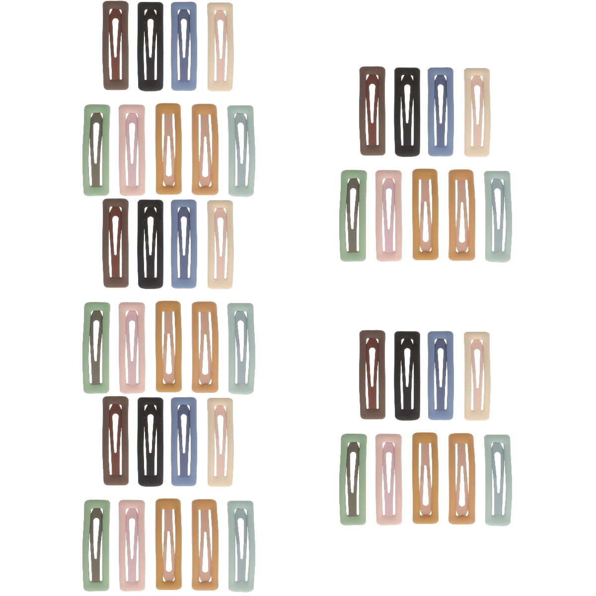 Hemoton 45 pcs Snap Hair Barrettes Simple Kids Hair Barrettes Hair Hair Barrettes for Girls