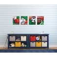thumbnail image 2 of Green and Orange Basketball Baseball Football Soccer Child Decor; 4 - 11" x 14" Posters, 2 of 3