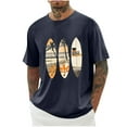 thumbnail image 2 of Leesechin Men Graphic Tee Short Sleeves Shirt Round Neck Casual Fashion Tops, 2 of 5