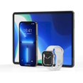 thumbnail image 4 of LAICAIW [3Pack] Hard PC Case Compatible with Apple Watch 40mm Seires SE 6 5 4 with Tempered Glass Screen Protector, Ultra-Thin Waterproof Protective Cover for iWatch (40mm, Black/Clear/Silver), 4 of 7