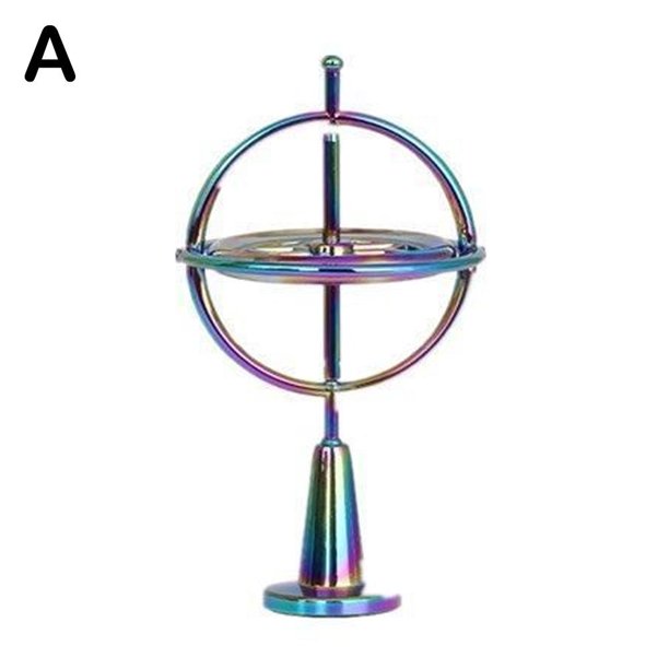 Metal Gyroscope Anti Gravity Rotating Balance Mechanical x Gyroscope 1 ...