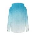 thumbnail image 5 of Hoodies for Men Lightweight Long Sleeve Button Down Shirts Boho Casual Drawstring Hoodies Sweatshirt 5XL, 5 of 5