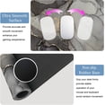 thumbnail image 2 of Desk Mat, Large Extended Gaming Mouse Pad XXL, Full Desktop Pad Black Grey Marble Stitched Edges Desk Pad Keyboard Mat for Computer, Laptop, Wireless Mouse, Men Mouse Mat 31.5x15.7 Inchs, 2 of 6