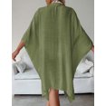thumbnail image 4 of Swimsuit Cover Up for Women Plus Size Button Up Shirts Chiffon Kimono Cardigan Casual Beach Cover Ups Shermie, 4 of 6