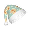 thumbnail image 2 of Fuzoiu Cute Duck Print Santa Hat Christmas Hat for Adults,Santa Hats with Pompom, Unisex Xmas Holiday Hat for Christmas New Year Festive Party Supplies, 2 of 6