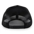 thumbnail image 3 of Blank and Custom Outdoor Cap OC571 Premium 5-Panel Trucker Cap-Black/Black, 3 of 3