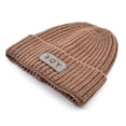 thumbnail image 4 of KKISSBAOBEI Bonnet d'Hiver Homme Tricoté Chaud Chapeau Extérieur Décontracté Bonnets Épais Double Couche Chapeau Mode Bonnet Marron, 4 of 5