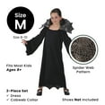thumbnail image 4 of Northlight Vampire Girl Child Halloween Costume - Medium - Black and Gray, 4 of 7