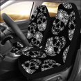 thumbnail image 2 of ABPHQTO Juego de 2 fundas para asientos de coche, gafas de colores, piña, protector universal para asientos delanteros de coche, apto para coche, SUV, sedán, camión, 2 of 3