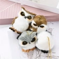 thumbnail image 2 of Christmas Plush Owl Ornament Set 4 Piece Winter Owl Decorations for Tree Wreath Garland Gift for Bird Lovers(Brown), 2 of 6