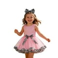 thumbnail image 3 of WOYY Little Girls Party Zebra Tutu Skirt Bow Layered Tulle Skirt with Headband, Sizes 6-8, 3 of 3