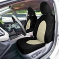 thumbnail image 3 of FH Group Custom Fit Car Seat Cover for 2018-2022 Toyota Camry, Full Set Beige Neoprene Seat Covers with Air Freshener, 3 of 3