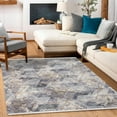 thumbnail image 3 of Grey Geometric Area Rugs for Living Room Washable Rugs Boho Moroccan Area Rug Soft Neutral Geometric Bohemian Carpet Distressed Indoor Rug for Bedroom Dining Room Office Foldable Nonslip Rug, 3 of 9
