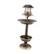 thumbnail image 5 of Baño para pájaros de jardín Gloria Bronce Comedero de pedestal, 5 of 9
