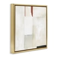 thumbnail image 4 of Stupell Industries Neutral Abstract Simplicity Abstract Painting Gold Floater Framed Canvas Art Print Wall Art, 25 x 25, 4 of 10