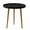 Black, variant on EDHITNR Clearance Small Round Table Coffee Table Sofa Side Table Balcony Bedroom Rental Room Living Room Circular Small Coffee Table Black and Friday Deals 90% off