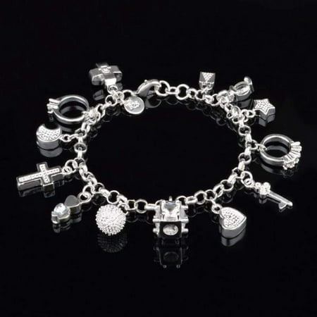 CLEARANCE - My Charmed Life - Silver Charm Bracelet (Best Charm Bracelets Brands)