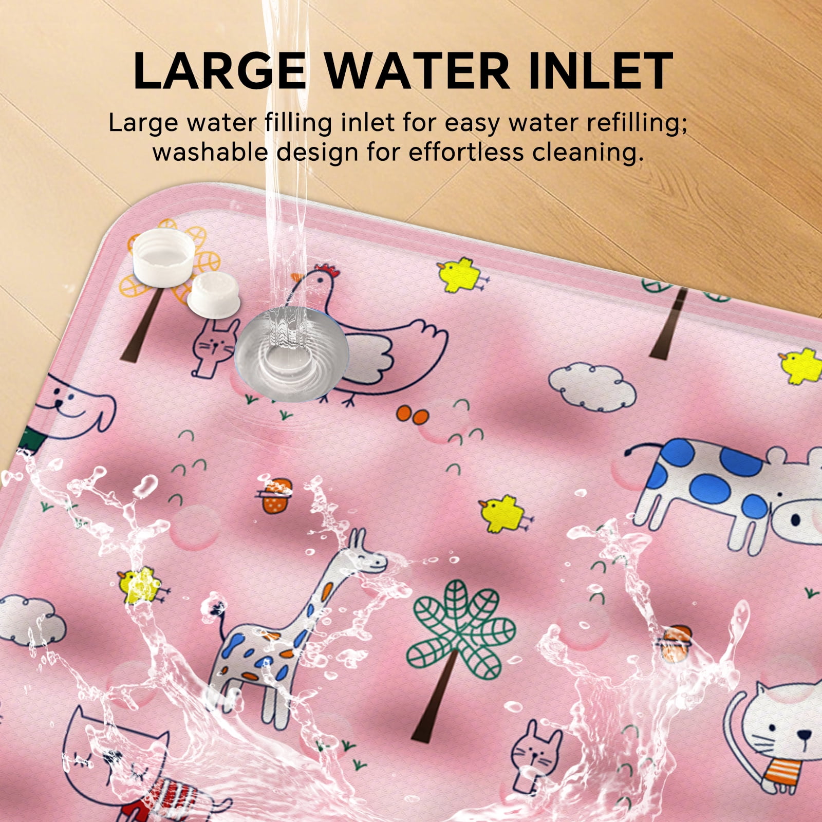Pet Cooling Mat, Instant Cool Gel Pad for Dogs & Cats, Summer Instant Chill No Refrigeration, Portable Reusable Sleeping Bed (60*90cm/23.62*35.43in)