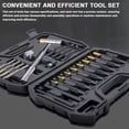 thumbnail image 2 of Graflsoa 21-Piece Double-Sided Copper Hammer Set with Interchangeable Heads for Versatile Mechanical Repairs, Durable Plastic Case Included, 2 of 6