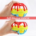 thumbnail image 3 of Baby Rattles Intelligence Toy Baby Hand Grip Rattle Fitness Puzzle Soft Rubber Ball Bell Bite Toys For Babies Preschool Tool, 3 of 4