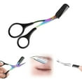 thumbnail image 7 of Eyebrow Trimmer Scissor, 2025 New 2 in 1 Eyebrow Scissors with Comb, Curved Eye Brow Razor, Non-Slip Stainless Steel Facial Hair Removal Accessories Makeup Tool, 7 of 7