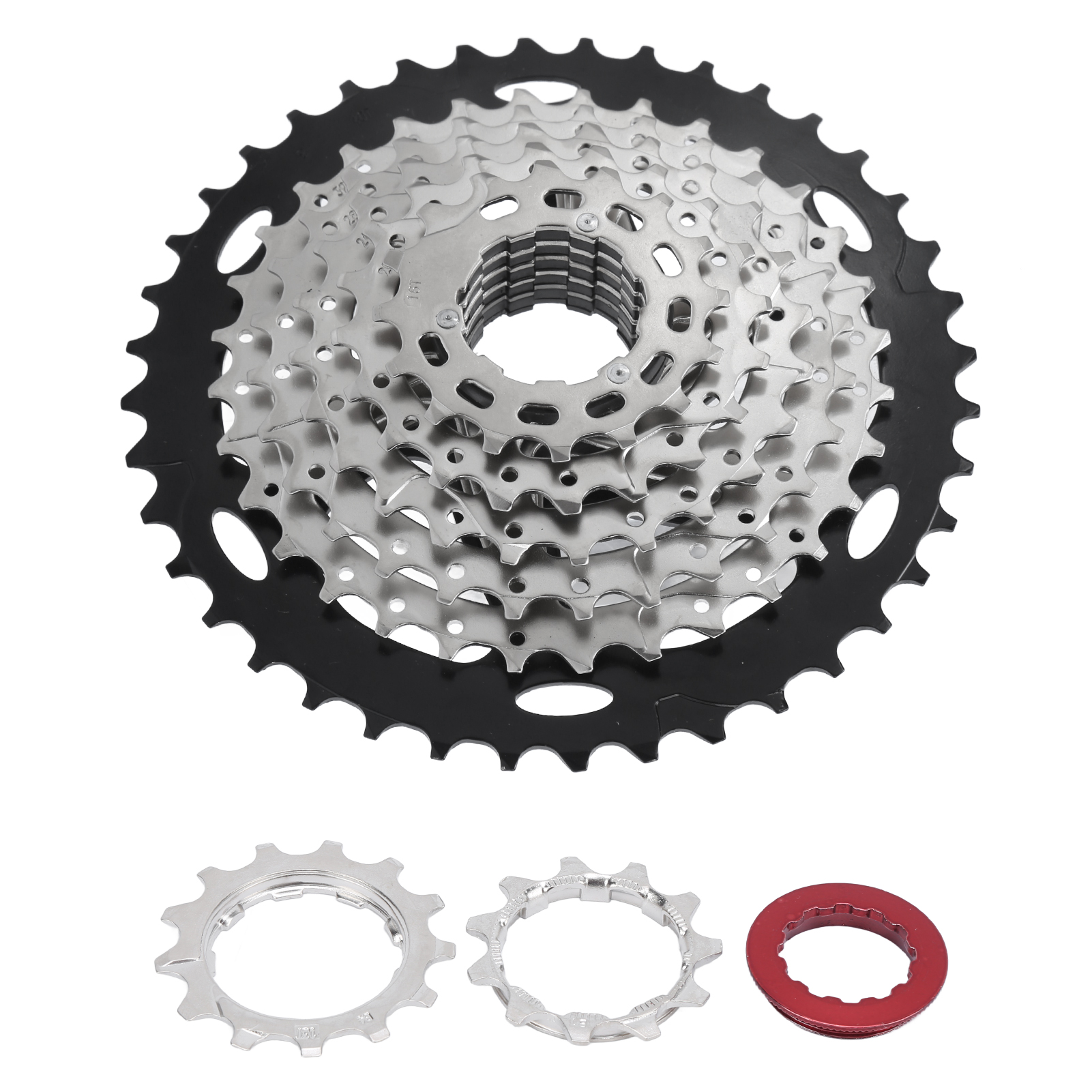 VGEBY Cassette Roue Libre Vélo 8 Vitesses 42T - Volant Inertie VTT 11-42T, Accessoire Cyclisme Robuste