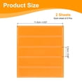 thumbnail image 2 of Uxcell Reflective Stickers, Waterproof Adhesive Night Warning Sticker High Visibility Safety Reflector Tape Strips Orange Yellow, 2 of 7