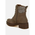 thumbnail image 3 of Mahisha Knitted Collar Zip-Up Hiker Boots, 3 of 10