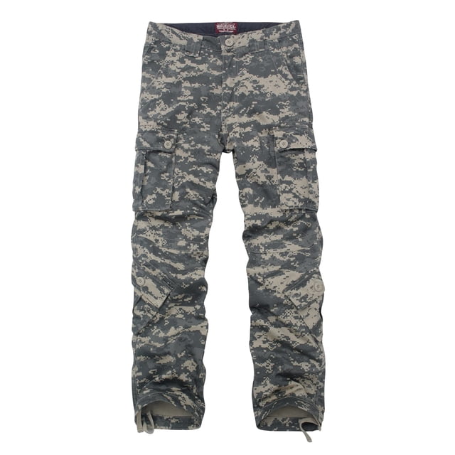Pantalones Cargo Camuflaje Digital Azul para Hombre Wild Match